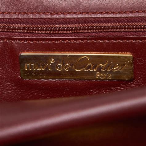 cartier vintage bags|authentic cartier handbags.